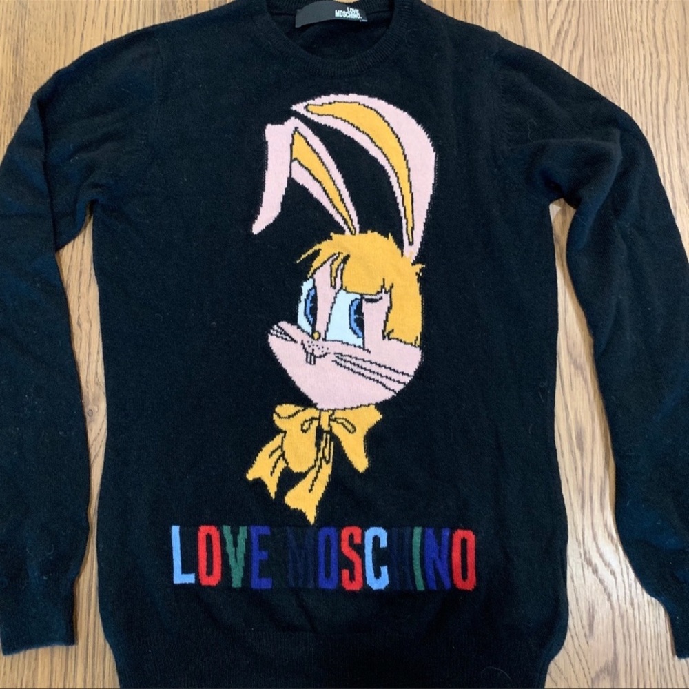 Love Moschino Bunny Cashmere Sweater